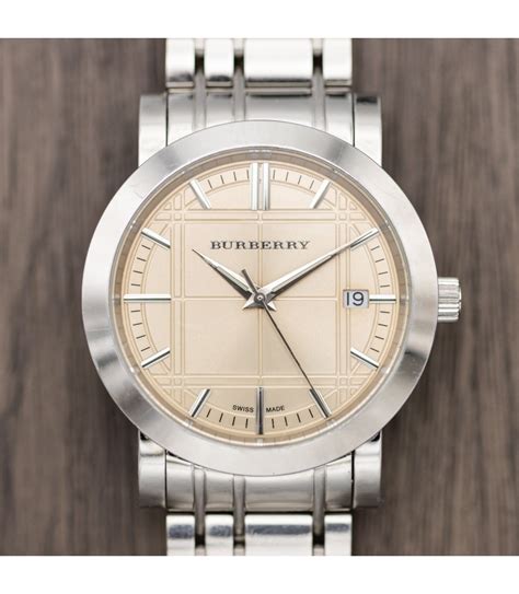 burberry clock watch